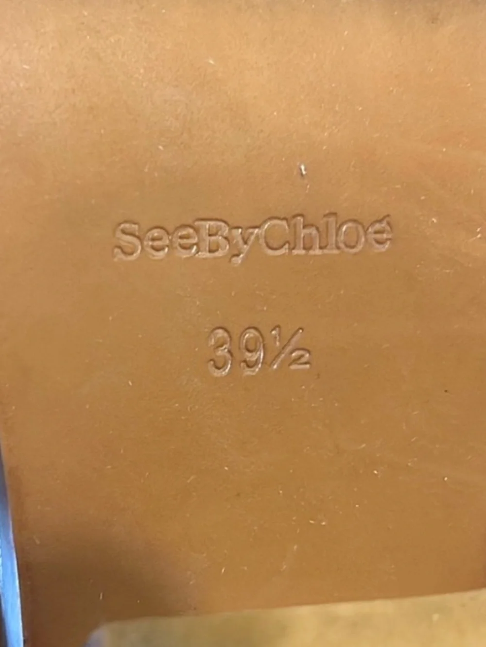 See by Chloé Eddie Taupe Suede Harness Boots Size 39.5 U